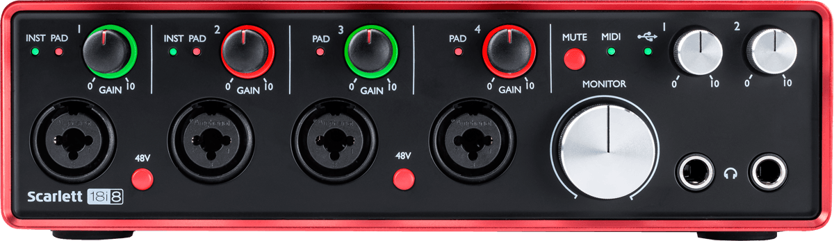 Focusrite Scarlett2 18i8 : RFO SCARLETT2 18I8 2 B