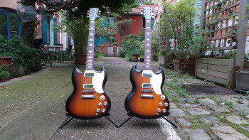 Gibson SG Special 2016 T : Photos SG Special 2016 1 (T à gauche, HP à droite)