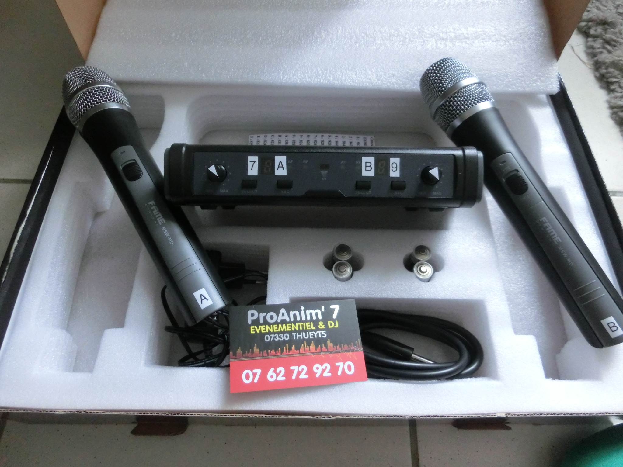 Fame MSW-2 Dual MKII vocal set