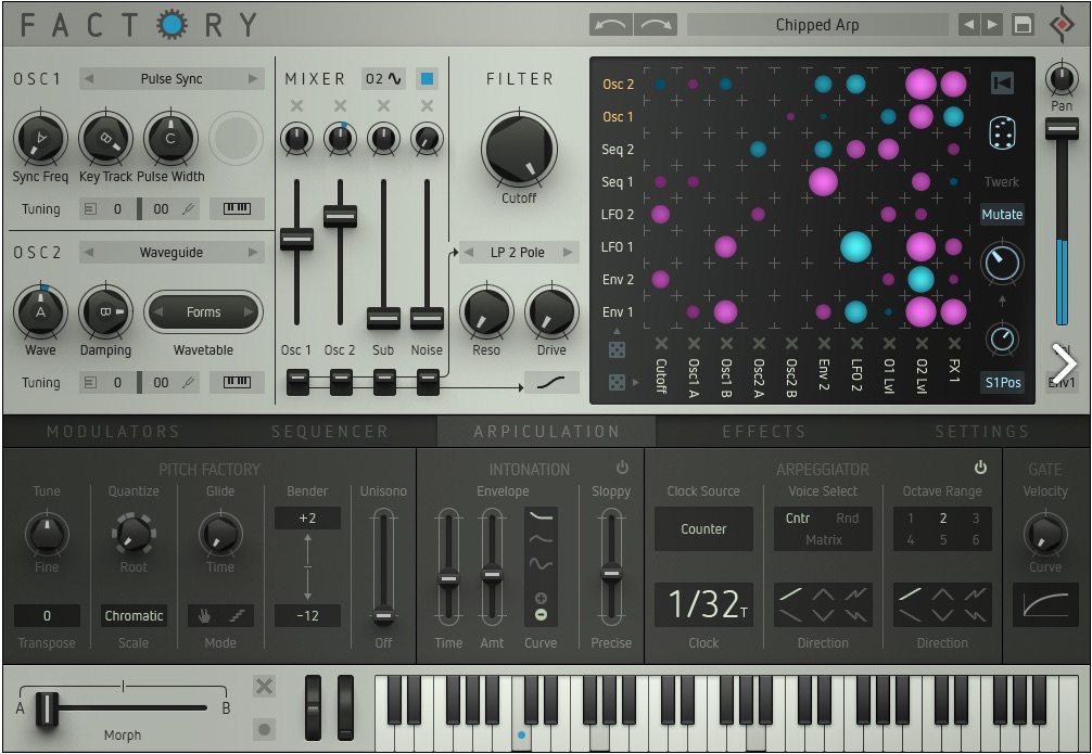 Sugar Bytes Factory : Factory Articulations