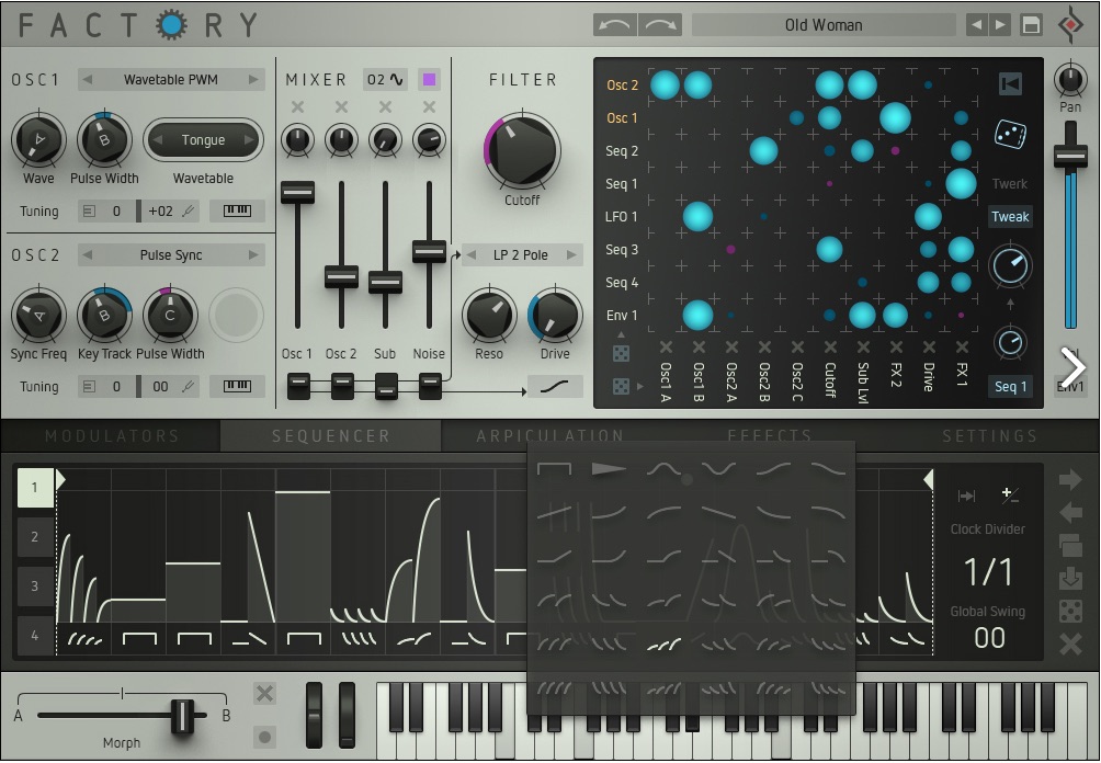 Sugar Bytes Factory : Factory Sequencer
