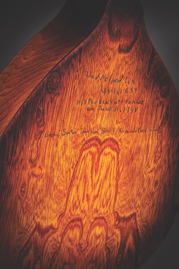 Vintage Gordon Giltrap Vintage &lsquo;D-Day Mandolin&rsquo; : WWII Mandolin back