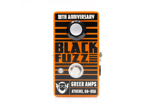 Greer Amplification Black Fuzz 18th Anniversary