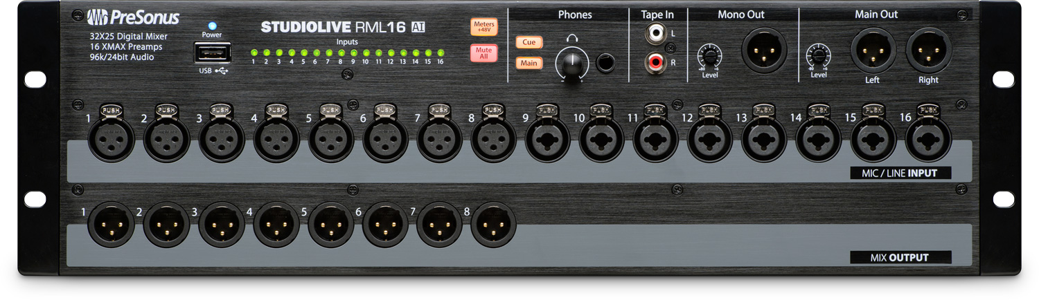 PreSonus StudioLive RML16AI : presonus studiolive rml16ai front