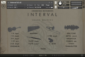 Cinematique Instruments Interval : interval instruments Cinematique Instruments Interval : interval instruments