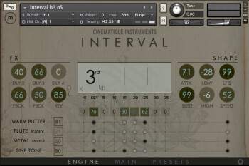 Cinematique Instruments Interval : interval engine Cinematique Instruments Interval : interval engine