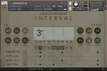 Cinematique Instruments Interval : interval engine