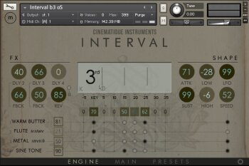 Cinematique Instruments Interval : interval engine Cinematique Instruments Interval : interval engine