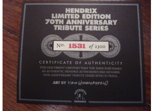 MXR JHM3 - Jimi Hendrix 70th Anniversary Tribute Univibe (910)