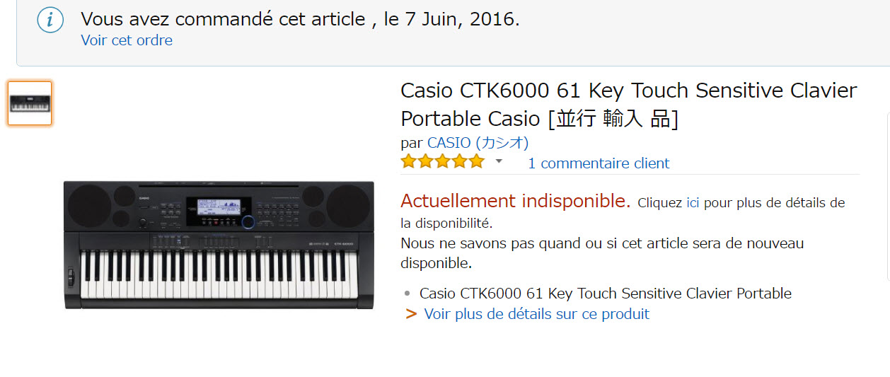 Casio CTK-6000