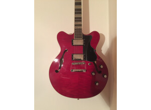 Hofner Guitars Verythin CT - Transparent Red (69294)