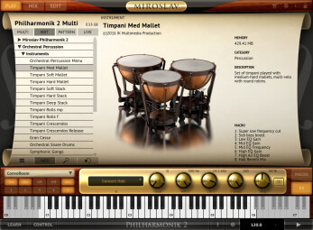 Timpani MP2 Screenshot