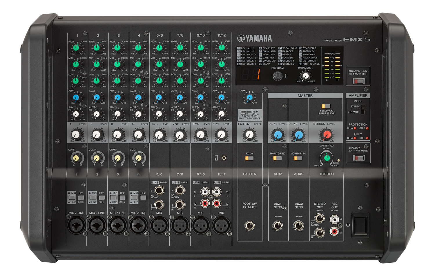 Yamaha EMX5 : photoviewer mixer emx5 front