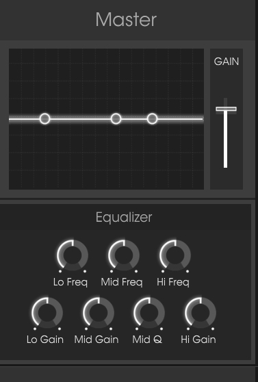 Arturia Piano V : EQ