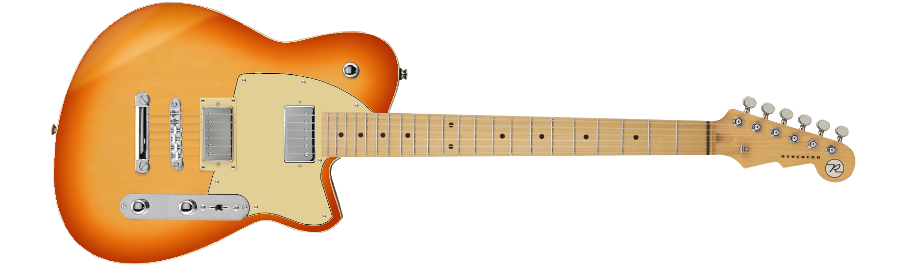 Reverend Charger HB - Metallic Red : chhb FB crm mock