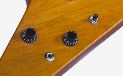 Gibson Flying-V Faded 2016 Limited : DSVF16VACH1 ELECTRONICS PANEL 02