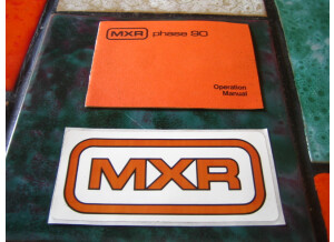 MXR phase 90 script logo 1975