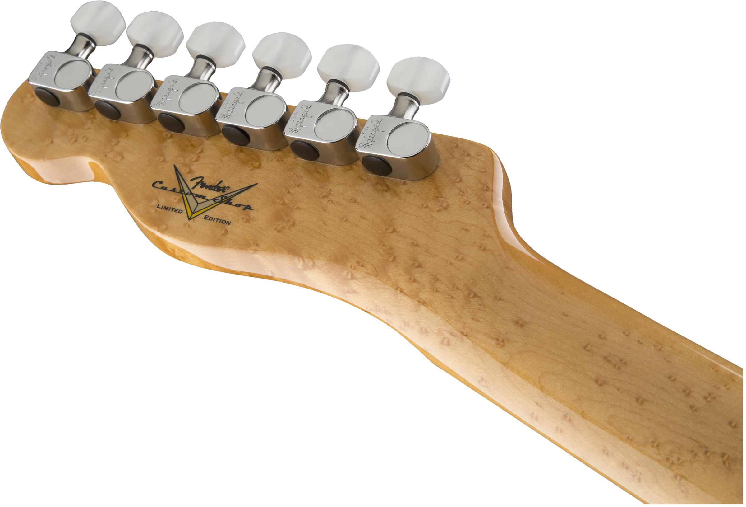 Fender Artisan Tele Caballo Tono Ligero Koa : 9231007396 gtr hdstckbck 001 nr