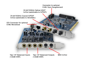 00346634 photo carte son creative e mu 1212m pci