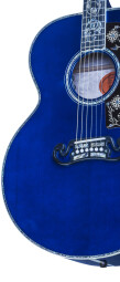 Gibson SJ-200 Quilt Vine Viper Blue : SJ20VBG17 HARDWARE FRONT