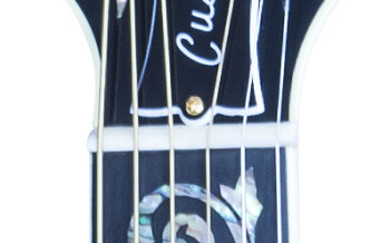 Gibson SJ-200 Quilt Vine Viper Blue : SJ20VBG17 FRETBOARD PANEL 03