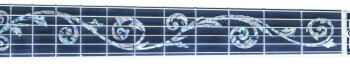 Gibson SJ-200 Quilt Vine Viper Blue : SJ20VBG17 NECK SIDE