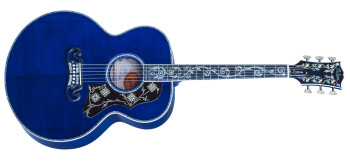 Gibson SJ-200 Quilt Vine Viper Blue : SJ20VBG17 MAIN HERO 01 Gibson SJ-200 Quilt Vine Viper Blue : SJ20VBG17 MAIN HERO 01