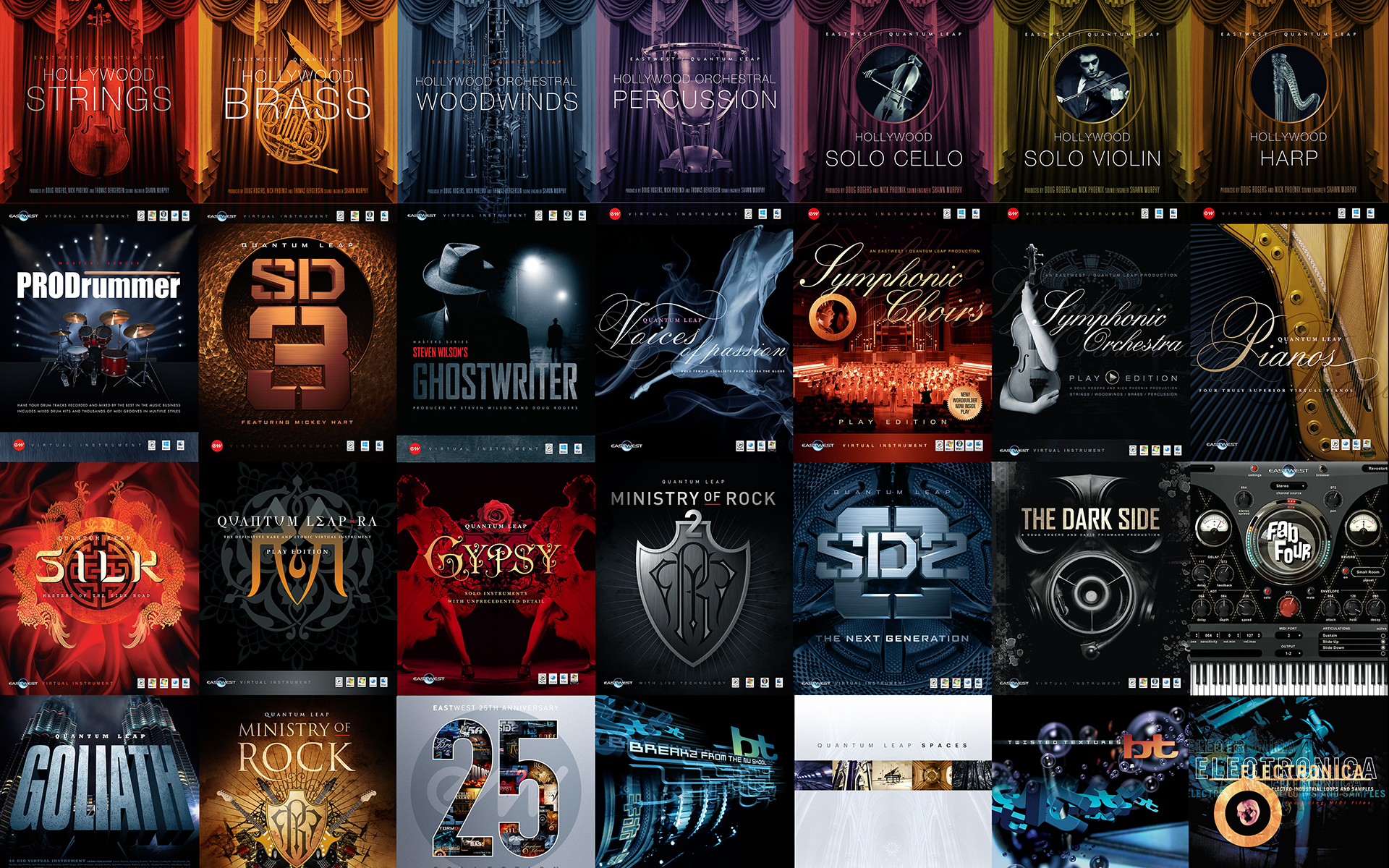 Tous les produits de la Composer Cloud