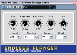 Effets et périphériques de studio : Endless flanger Effets et périphériques de studio : Endless flanger
