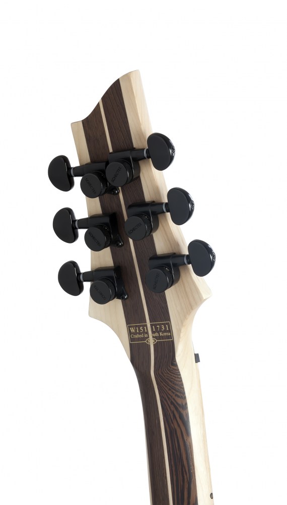 Schecter Keith Merrow KM-6 MKII : km 6 mkii nat headstock back high
