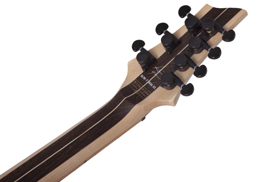 Schecter Keith Merrow KM-7 MKII : km 7 mk ii natp headstock back highres