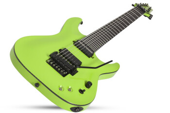 Schecter Keith Merrow KM-7 FR S : km 7 fr s lambo green laying full highres