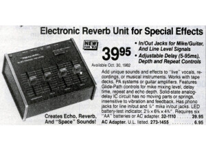 Realistic electronic reverb 30.10.1982