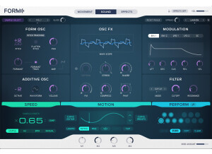 NI FORM screenshot SoundPage