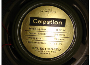 Celestion 4x G12H30 Greenback 1973