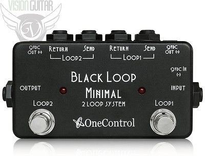 One Control Minimal Black Loop