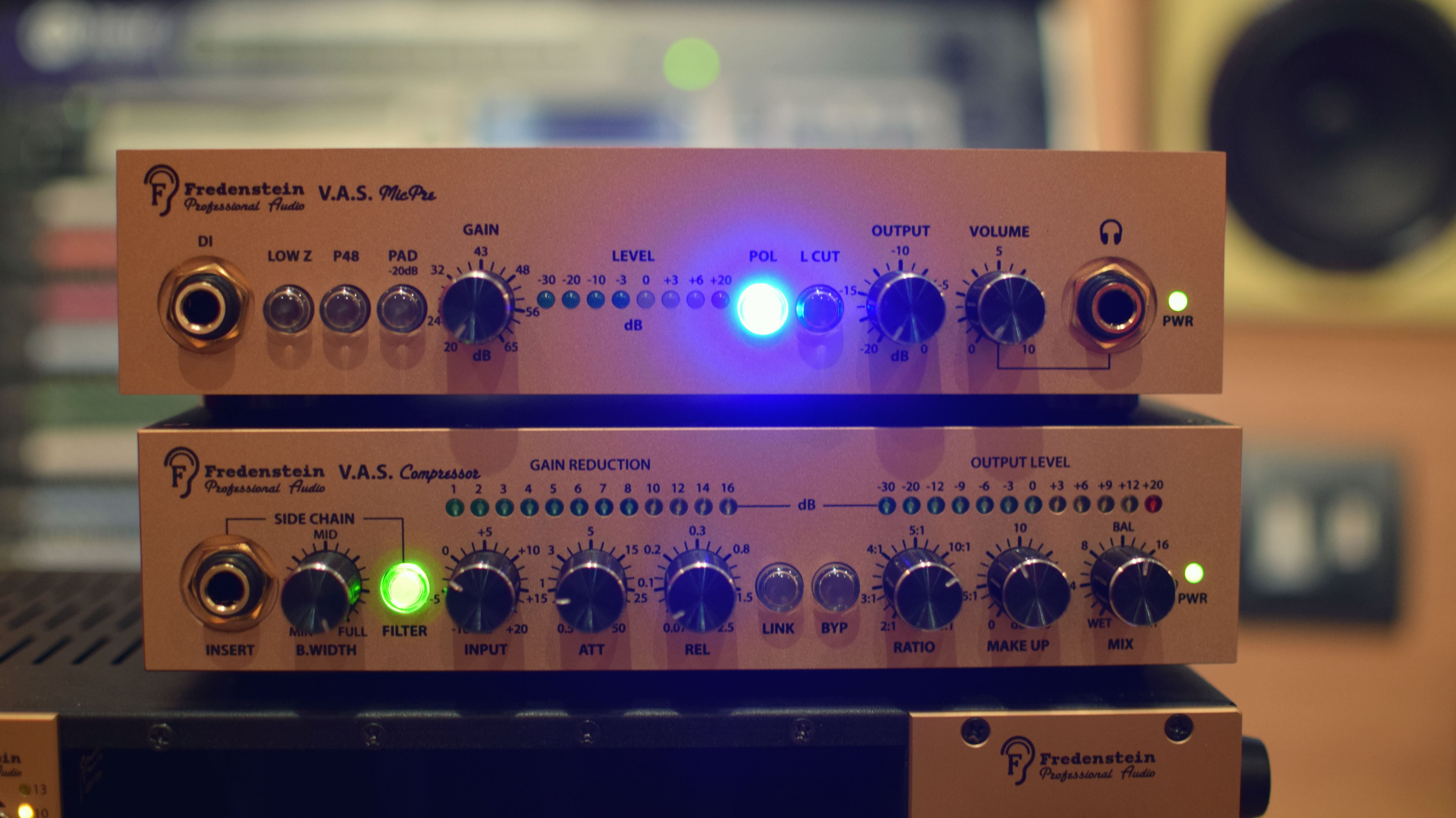 Fredenstein Professional Audio V.A.S. MicPre : 2 VAS MicPre Compressor