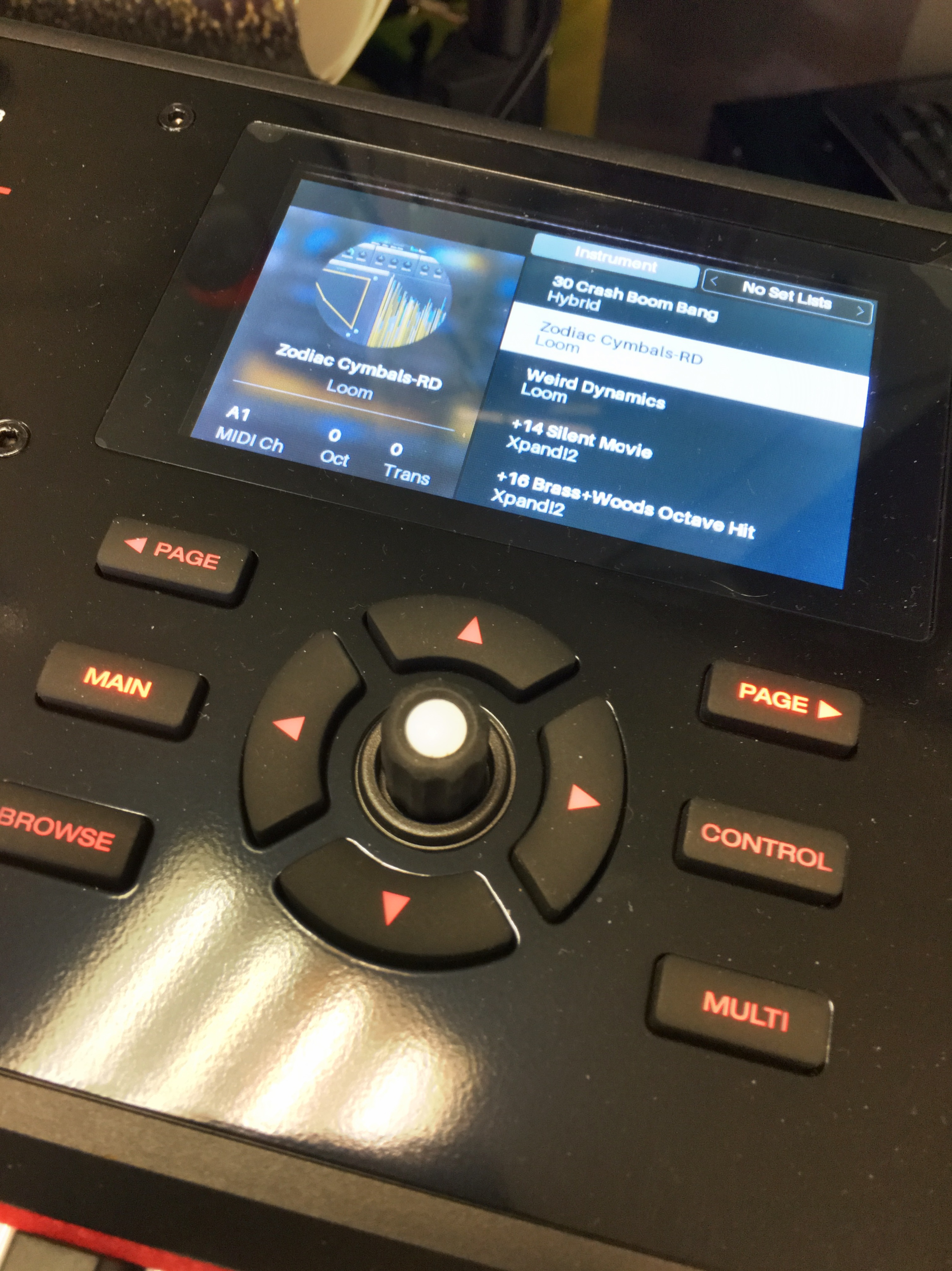 M-Audio CTRL 49 : screen