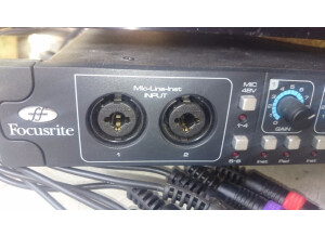 Focusrite Pro 40 input