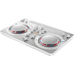 Pioneer DDJ-WeGO4 : ddj wego4 white angle Pioneer DDJ-WeGO4 : ddj wego4 white angle