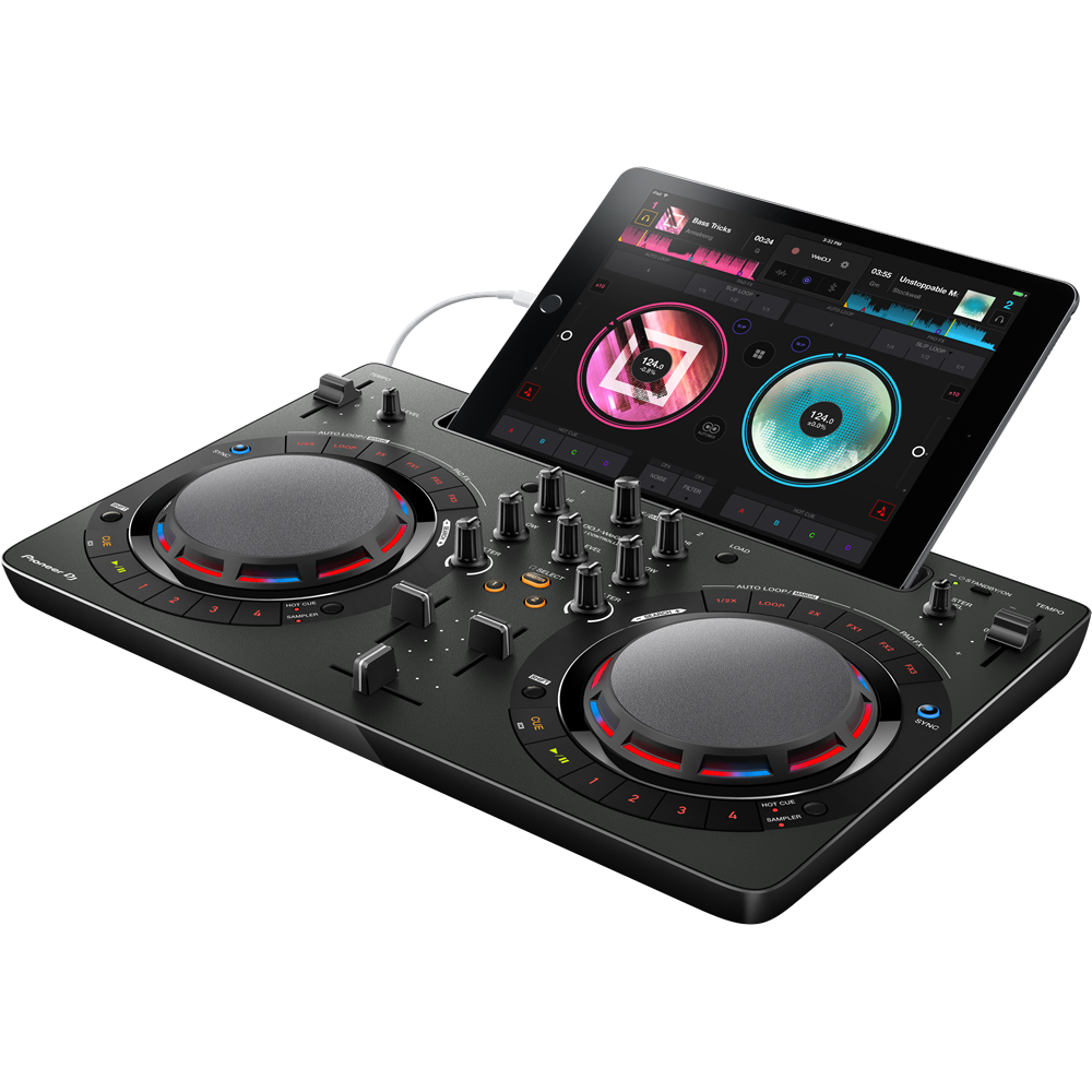 Pioneer DDJ-WeGO4 : ddj wego4 black set ipad angle