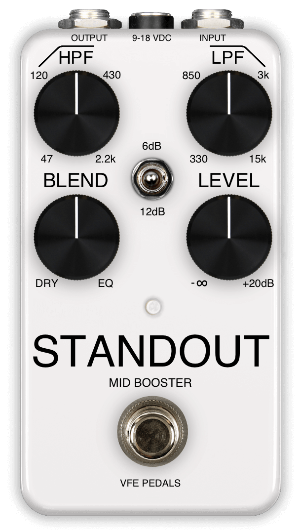 VFE Pedals Standout mid booster : 48f405a64ee4d72300bdbe6faf4dd12e original