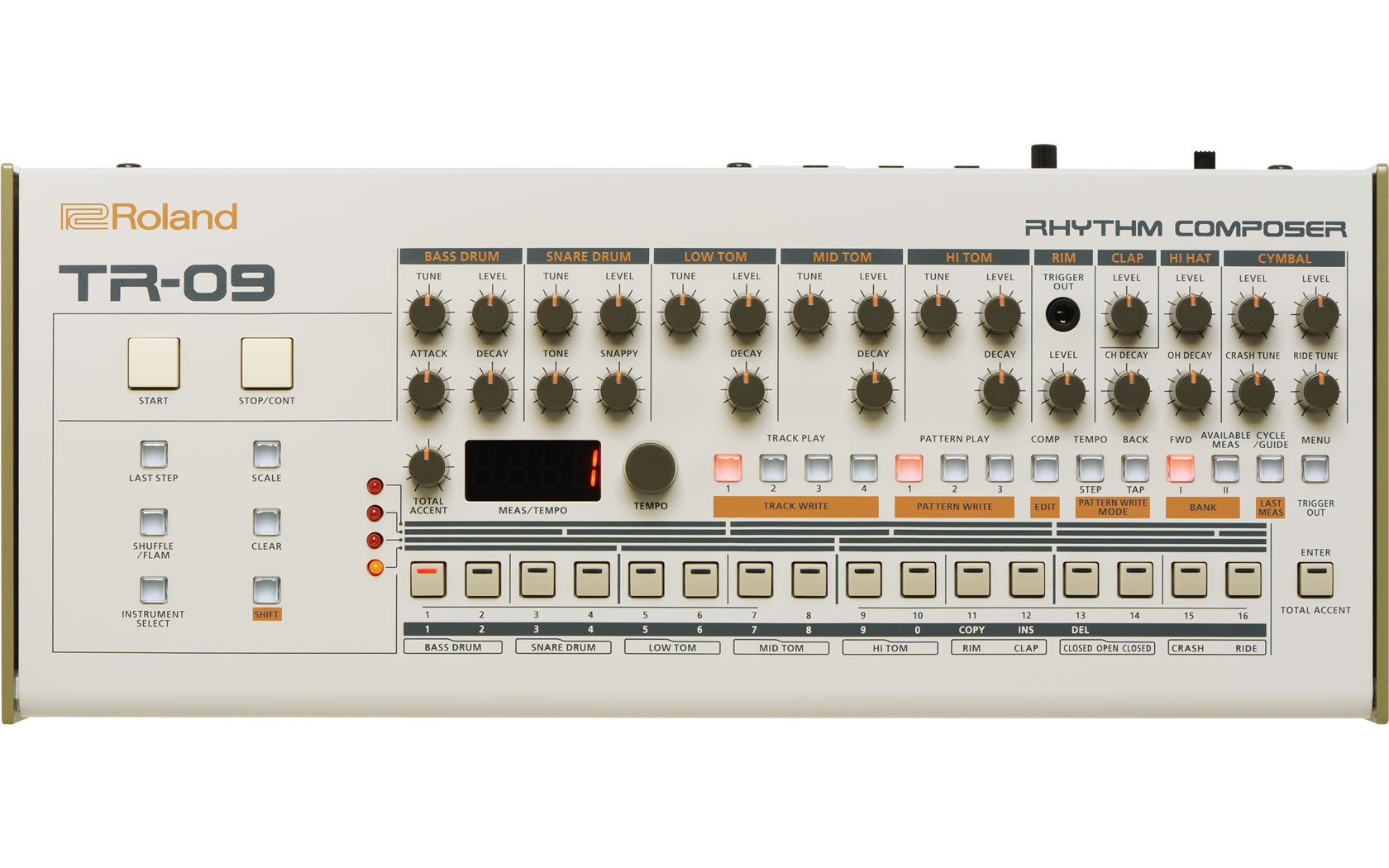 Roland TR-09 : tr 09 top gal