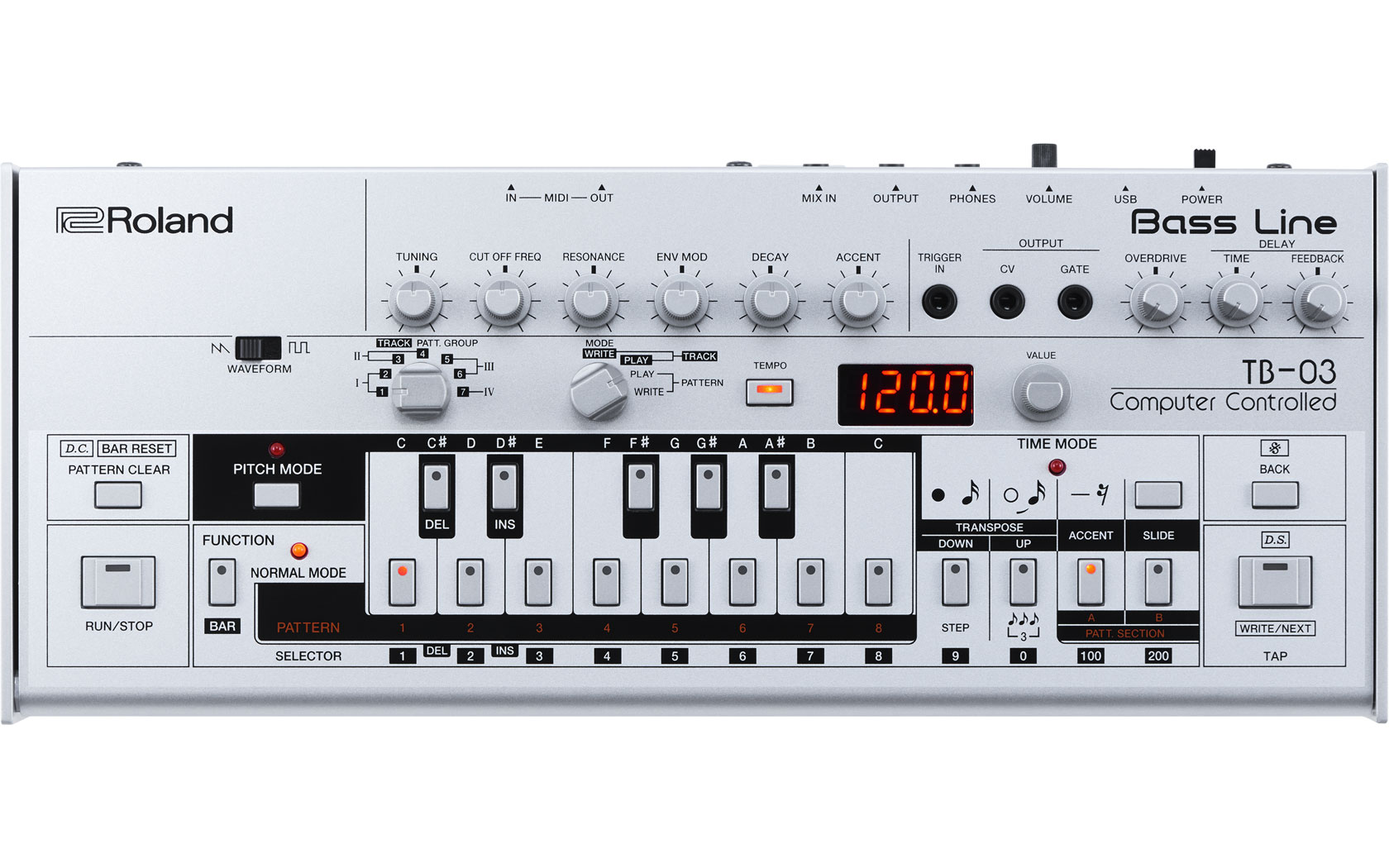 Roland TB-03 : tb 03 top gal