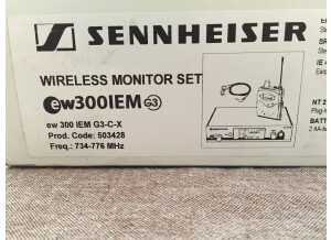 Sennheiser ew 300 IEM G3 (23740)