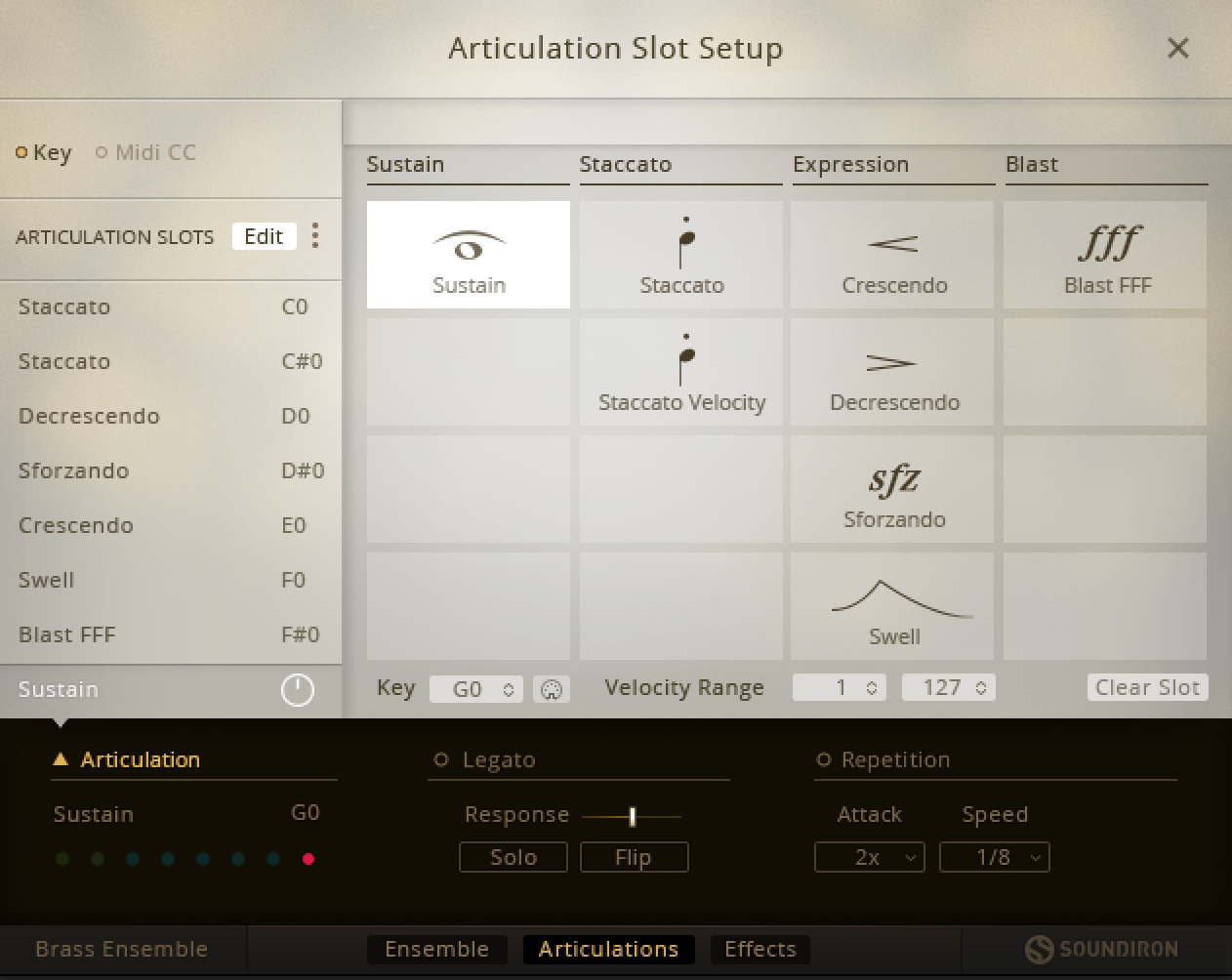 Native Instruments Komplete 11 Ultimate : articulations