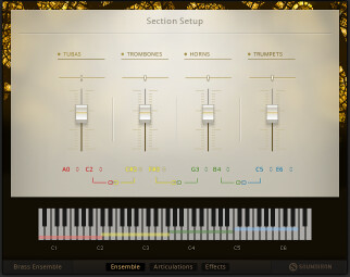 Native Instruments Komplete 11 Ultimate : brass ensemble