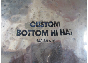 Zildjian K Custom Bottom HiHat 14"