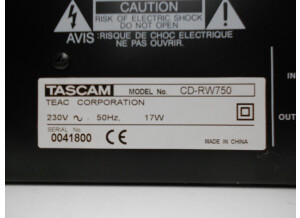 Tascam CD-RW750 (49437)