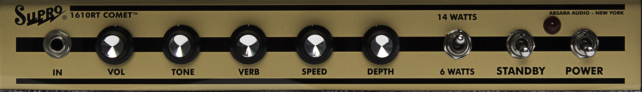 Supro 1610RT Comet : Supro 1610RT panel